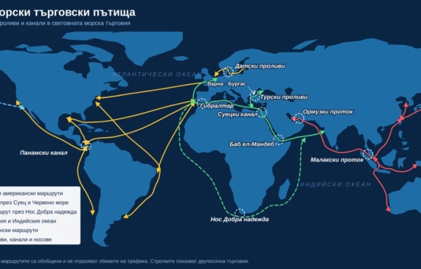 Морският риск за световната търговия
