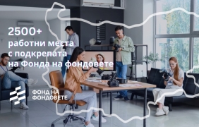 Над 2500 нови работни места са разкрити с подкрепата на Фонда на фондовете