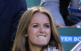 Годеницата на Анди Мъри псува на Australian Open повече от него