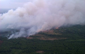 Четвърти ден гасят пожара в Чернобилската зона