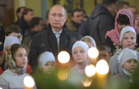 Путин поздрави православните християни с Рождество Христово